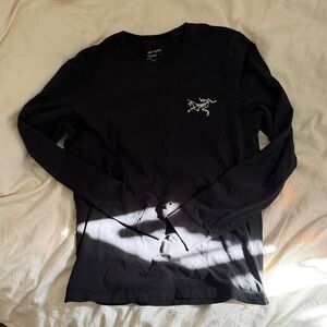 Arc'teryx Black Long-Sleeve Logo Tee